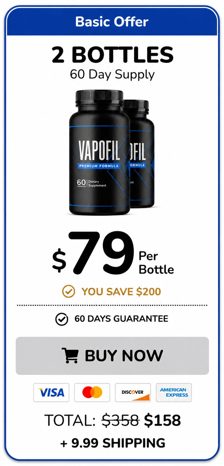Vapofil 2 bottles pack